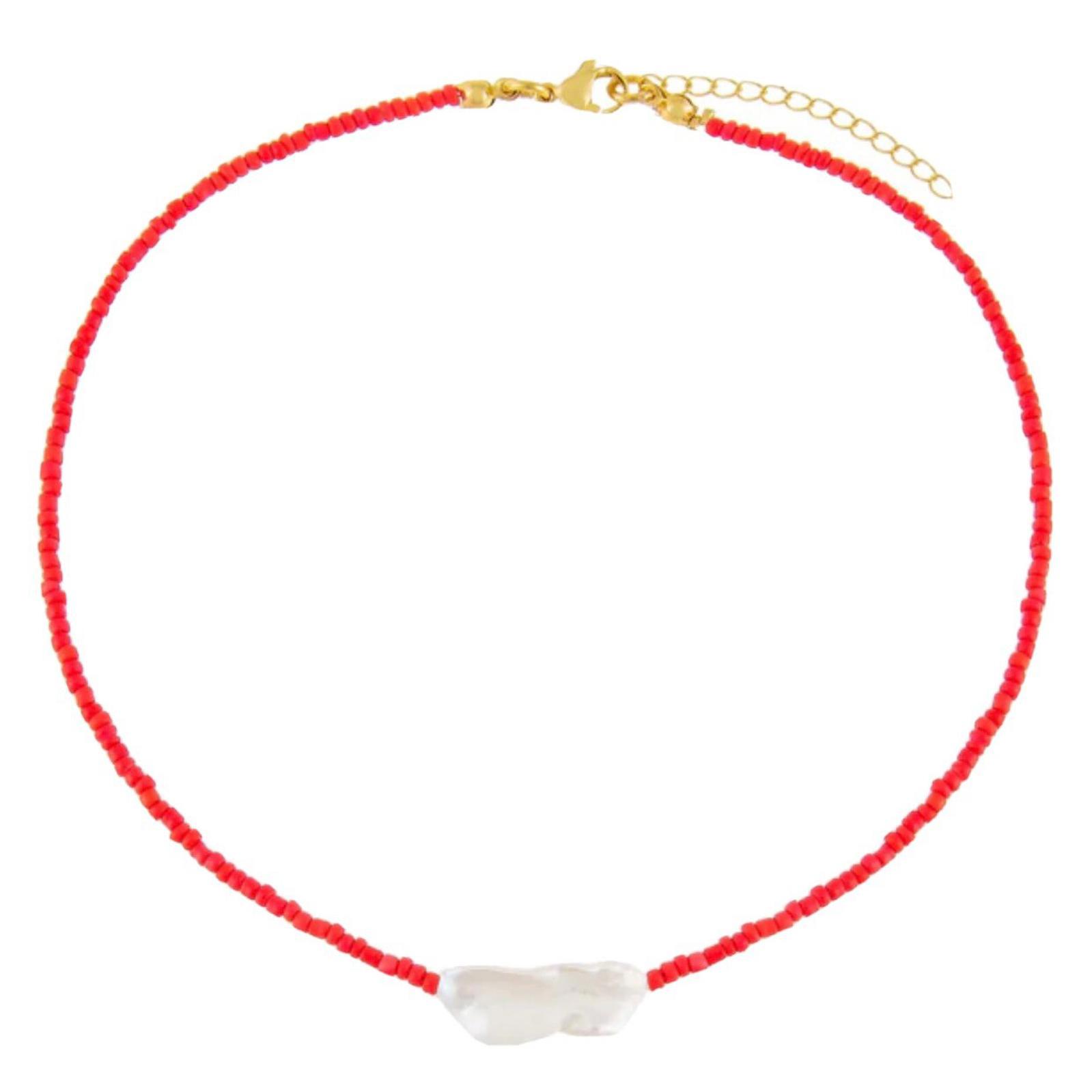 Nwt Adinas Jewels Baroque Pearl Color Beaded Choker 10$